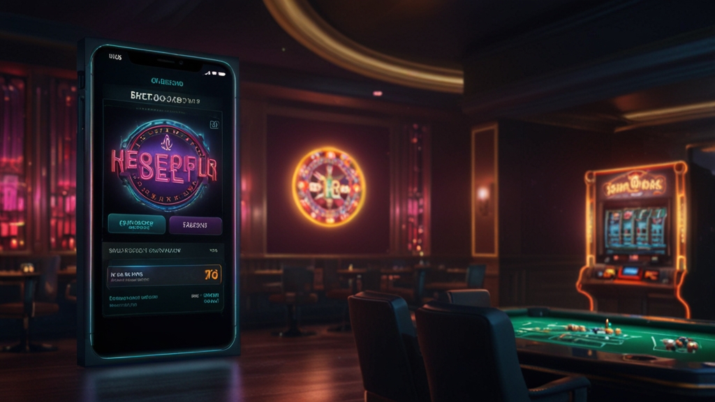 Pantalla de casino con campo para código promocional y bono activado